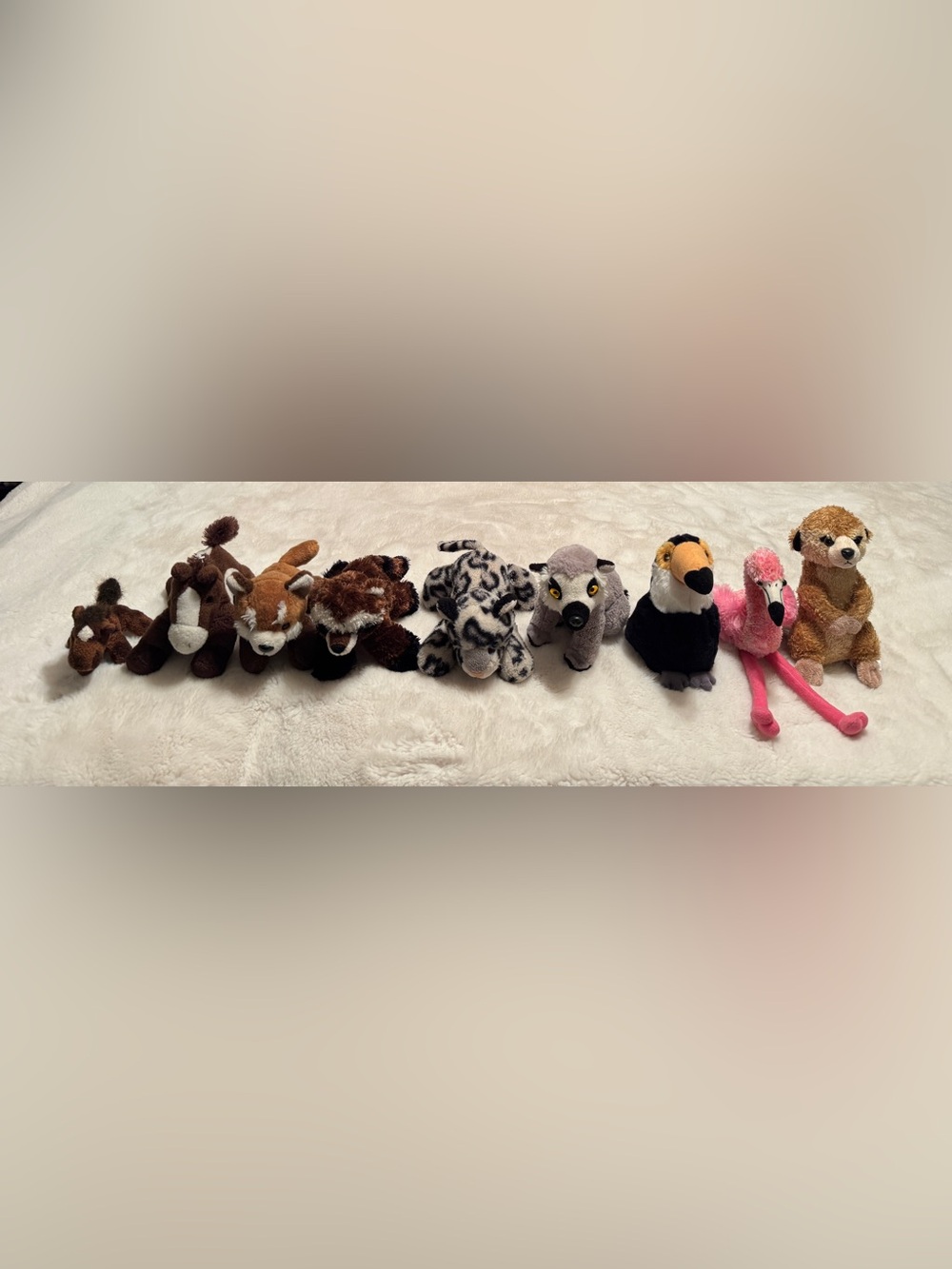 Aurora Plush Animal Lot of 9 Wildlife & Zoo Collection